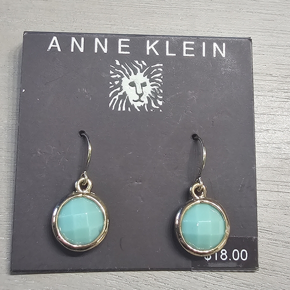 Anne Klein Jewelry - NWT Anne Klein Turquoise Blue Dangle Earrings